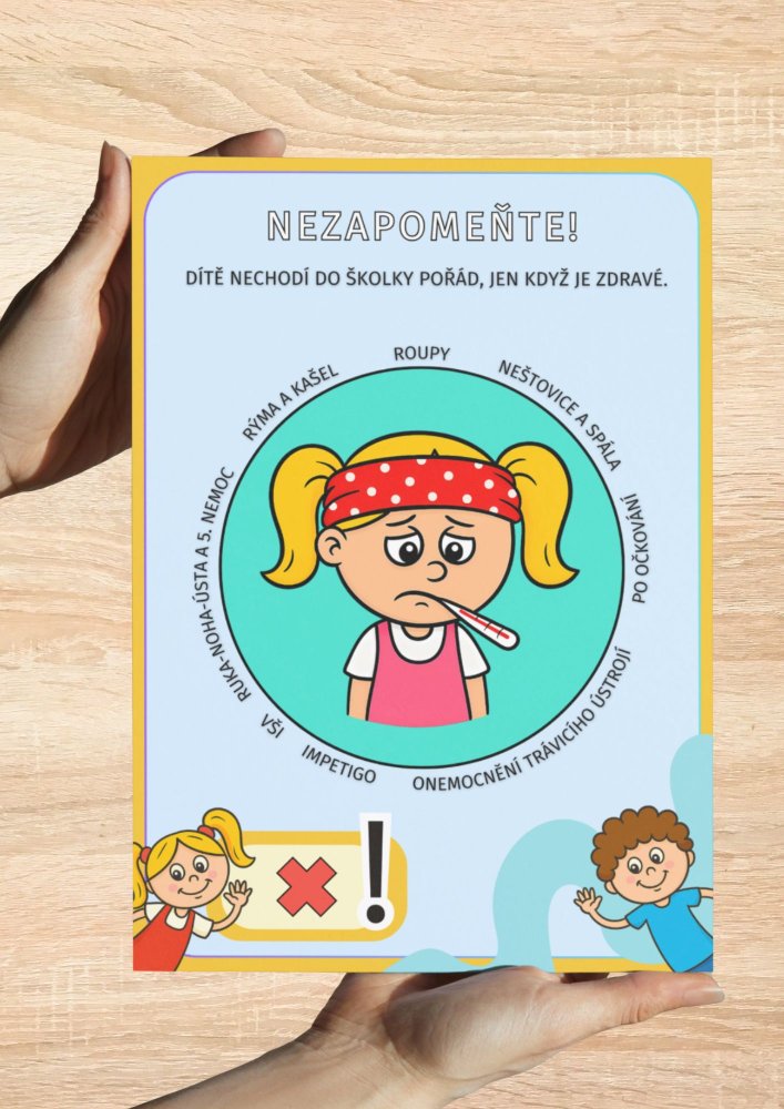 Nemoci – plakáty do šatny