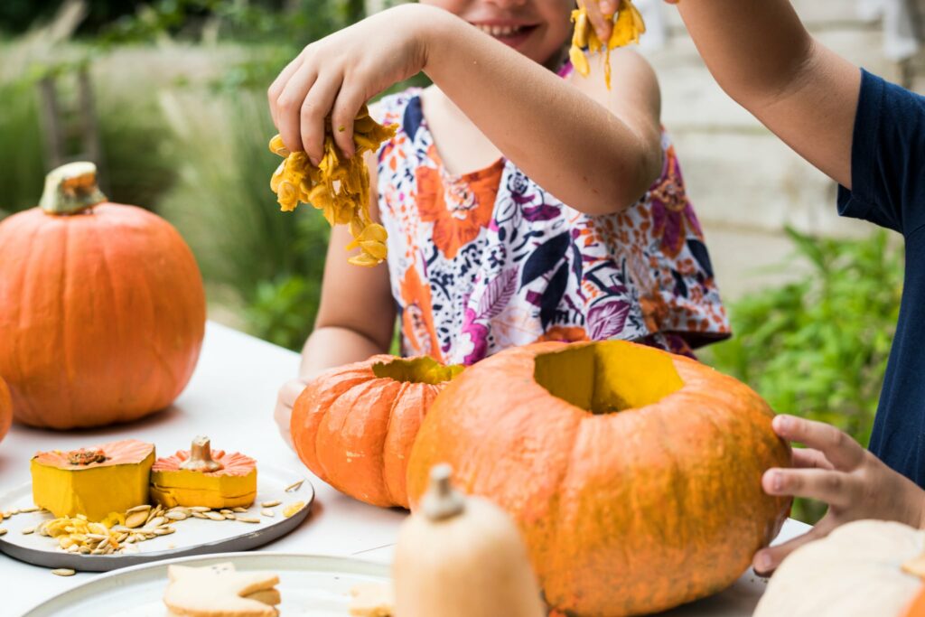Šumící dýně – podzimní sensory play pro děti