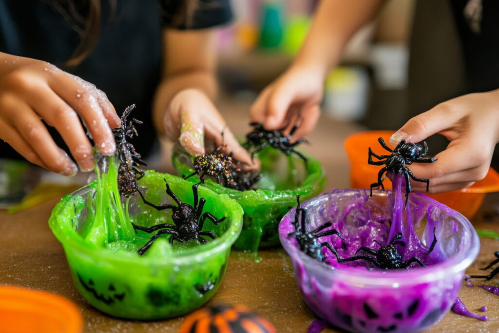 Sensory play pro děti na Halloween