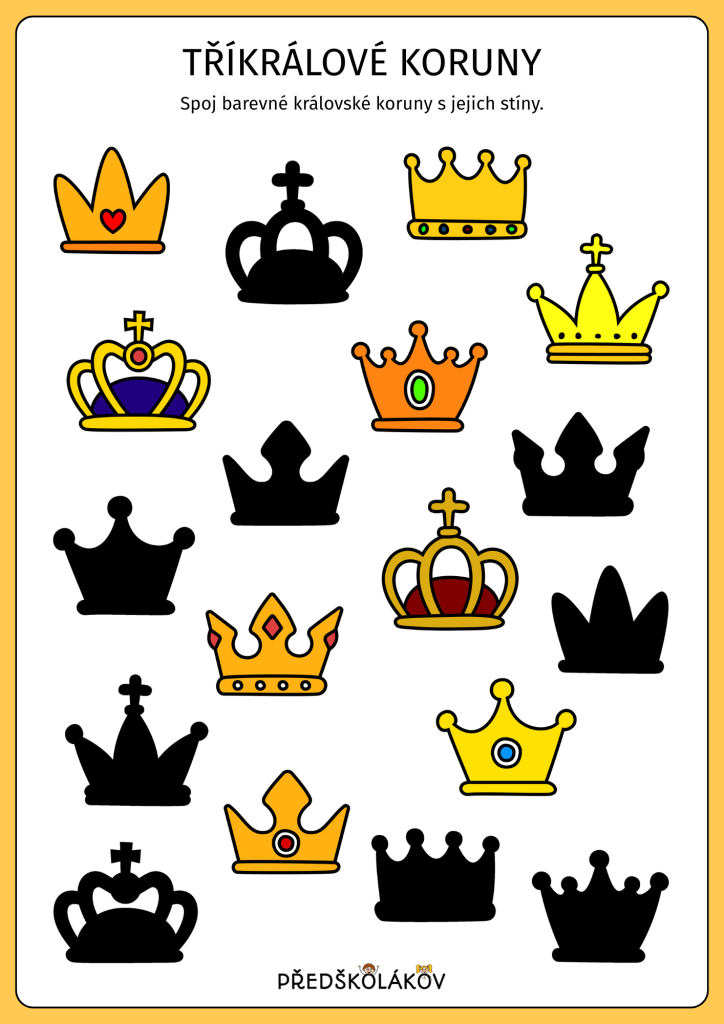 Tříkrálové koruny – stínohraní