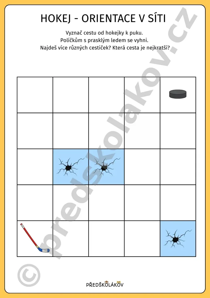 Hokej – orientace v síti