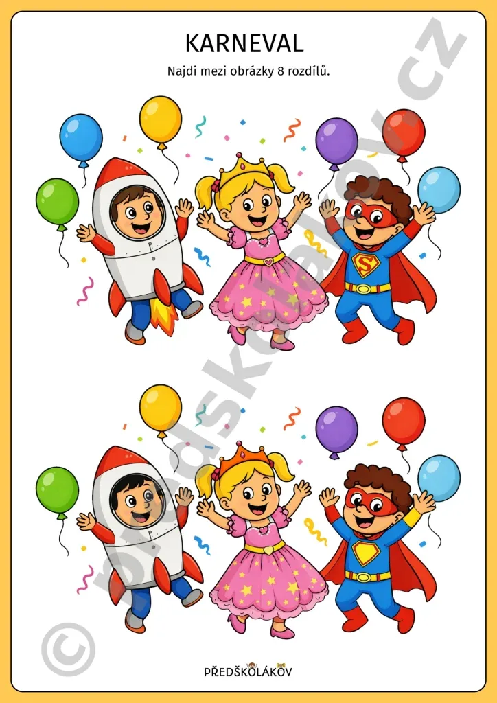 Karneval – rozdíly