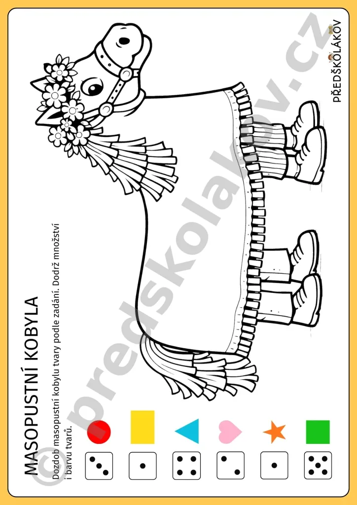 Masopustní kobyla – tvary