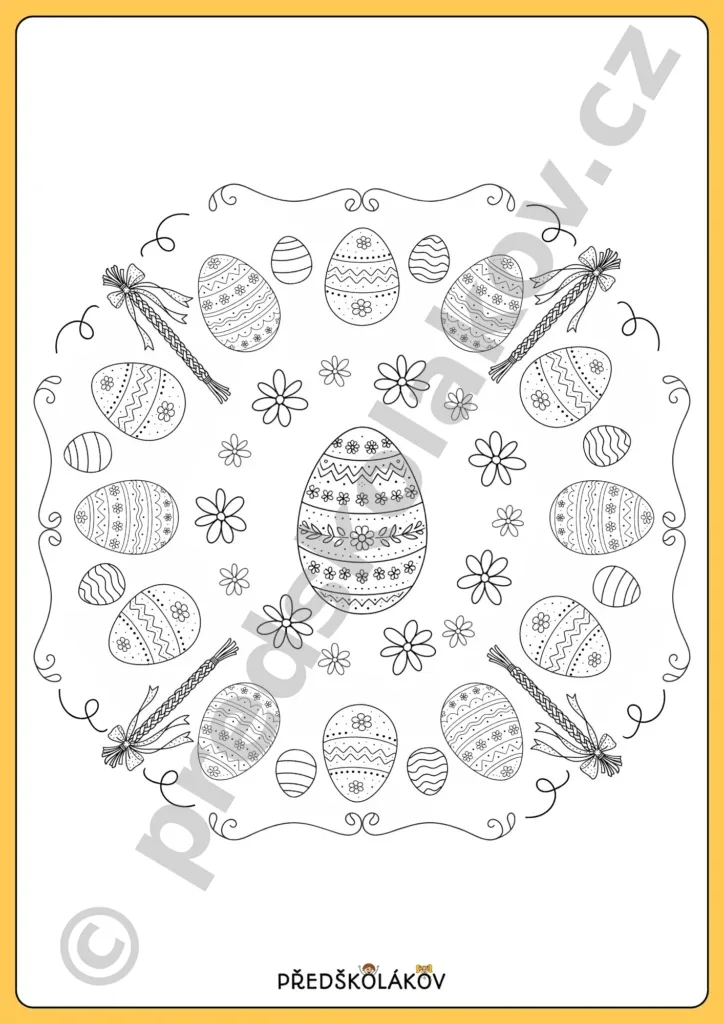Velikonoce – mandala