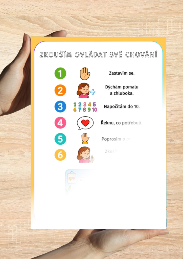 Zkouším ovládat své chování