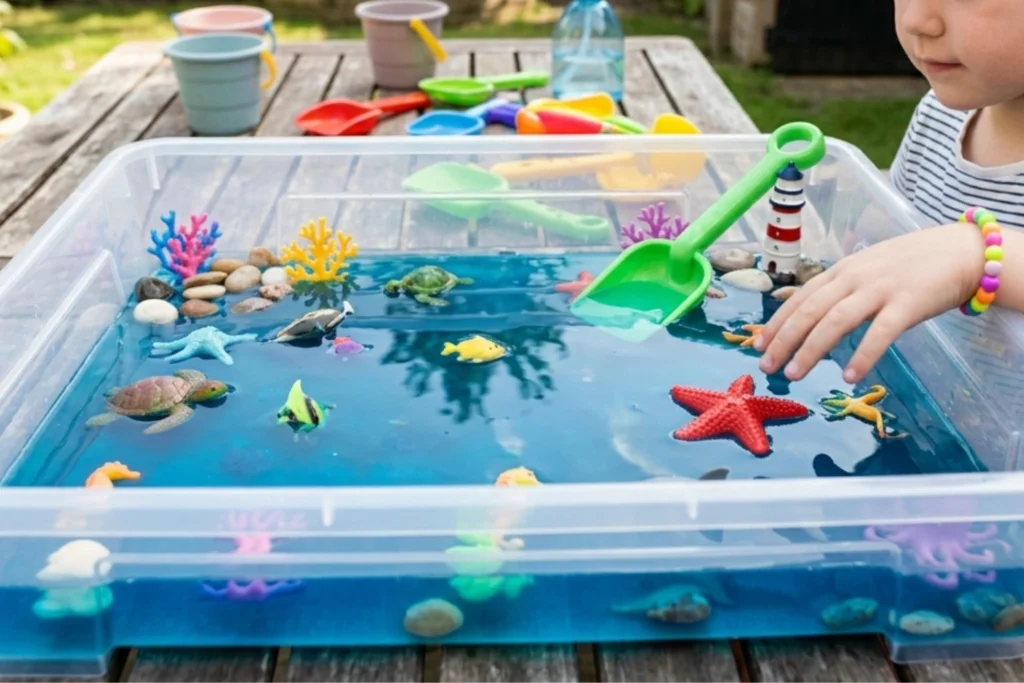 Podmořský svět jako sensory play pro děti