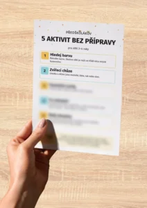 5 aktivit bez přípravy