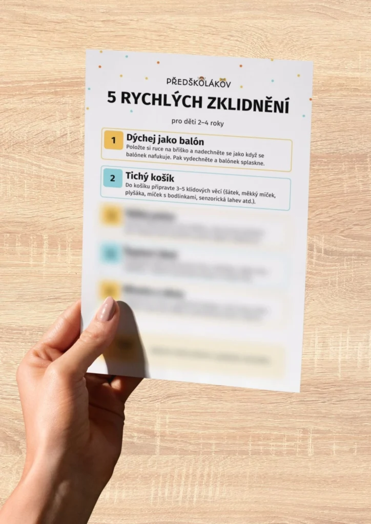5 zklidňujících aktivit