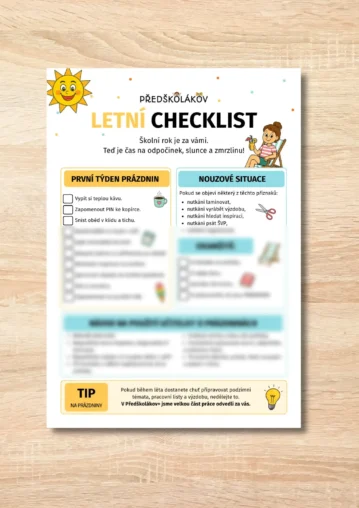 Letní checklist pro učitele