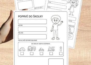 Portfolio dítěte – první den ve školce