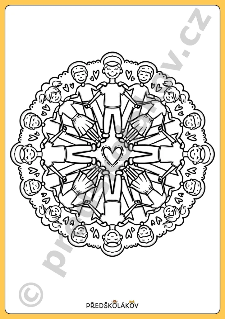 Kamarádi – mandala