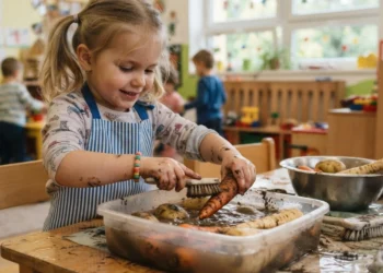 Zelenina všemi smysly  – sensory play pro děti