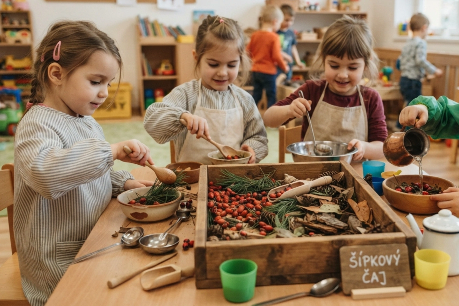 sensory play pro děti se šípky