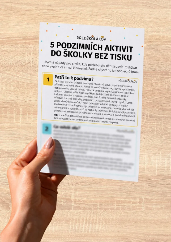 5 podzimních aktivit bez přípravy