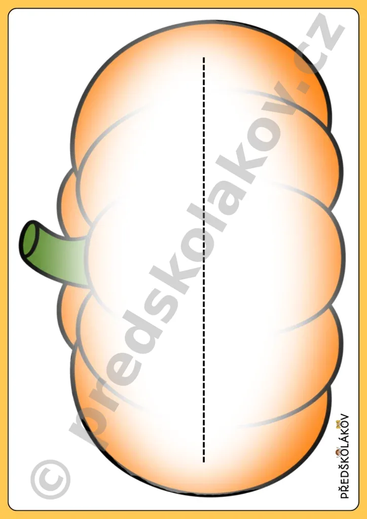 Dýně – grafomotorika
