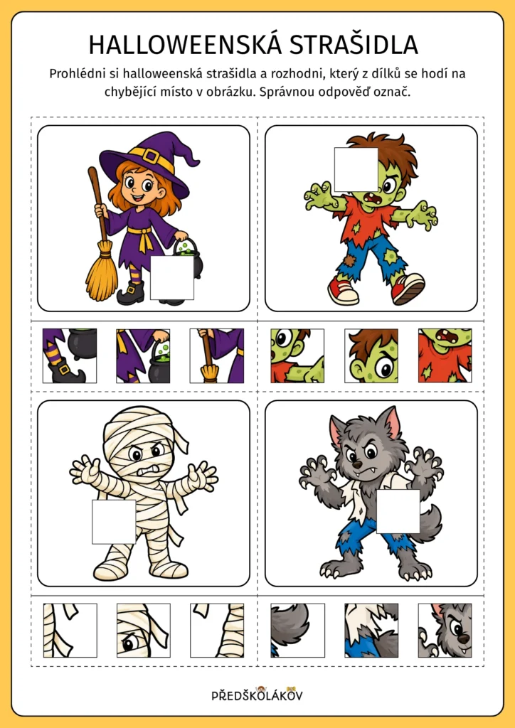 Halloween – kolíčkování