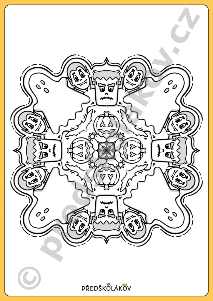Halloween – mandala