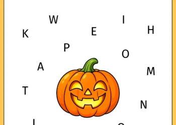 Halloween – zrakové vnímání s&nbsp;písmeny